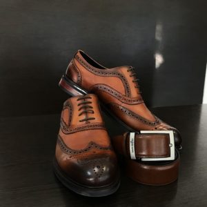 Туфли светло-коричневые